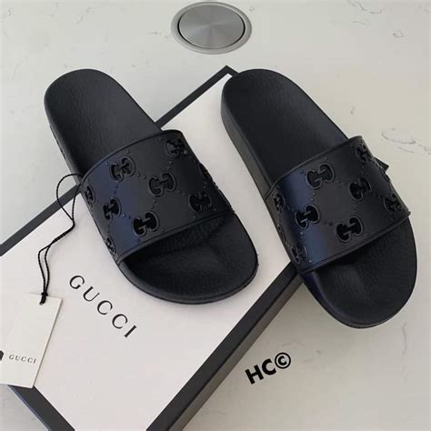 new women's gucci slides|all black gucci slides women's.